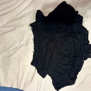 LoveShackFancy Black Skirt